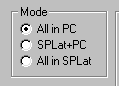 PID modes pane