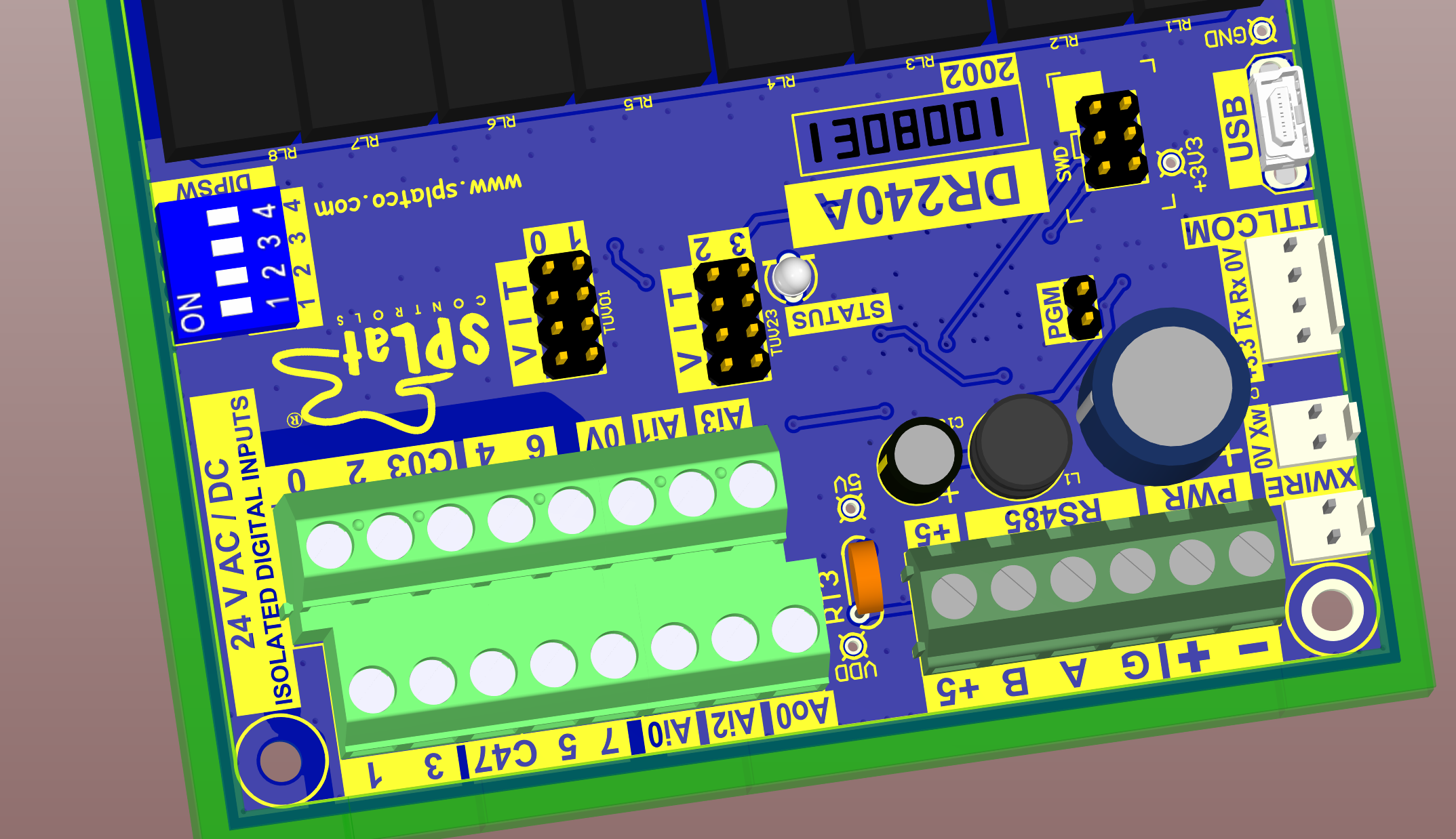SPLat Controls DIN Family Differences Between DR240 and DR240A Inputs